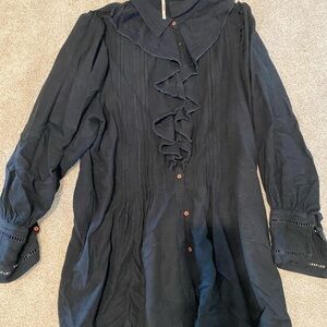 Elegant Black Lace Blouse